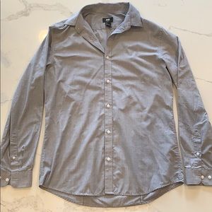 Men’s grey dress shirt, H&M slim fit